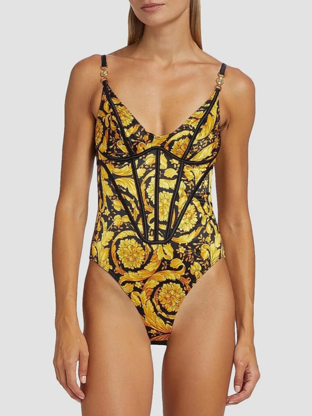 Versace 92’ Barocco Print Bodysuit